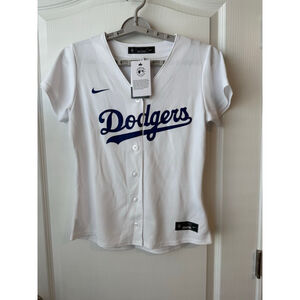 Women's Nike White Dodgers Ohtani 17 Baseball Jersey M